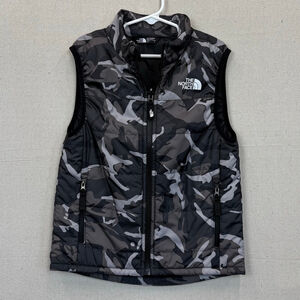 The North Face Reactor insulated camo puffer vest-XS/6